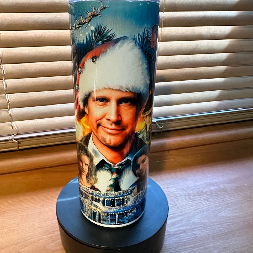 Christmas Vacation, Griswold’s Theme 20oz Skinny Stainless Steel Tumbler